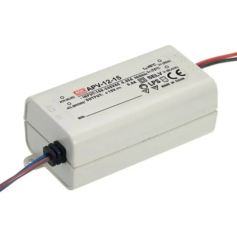 Fuente Alimentacion LEDs 12Vdc 12W 1A IP42 MW