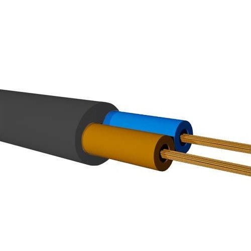 Manguera Electrica NEGRA 2×0,75mm PLANA 300/500V (100)