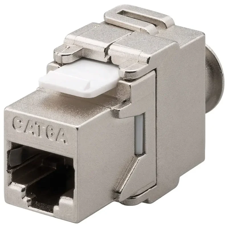 Base RJ45 Hembra Cat6A FTP Keystone Toolless
