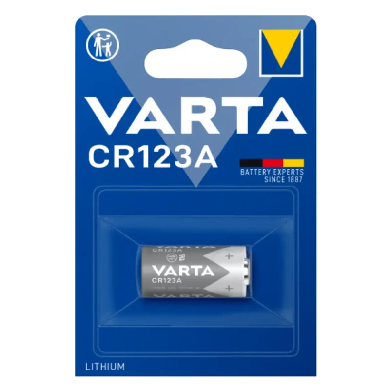Pila Litio CR123A 3V 1500mA VARTA