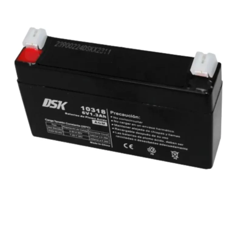 Bateria PLOMO 6V/1,3Ah AGM  97x24x51mm DSK