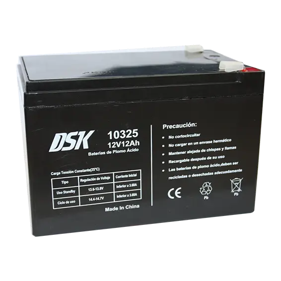 Bateria PLOMO 12V/12Ah AGM 151x98x94mm  DSK (MV12120)