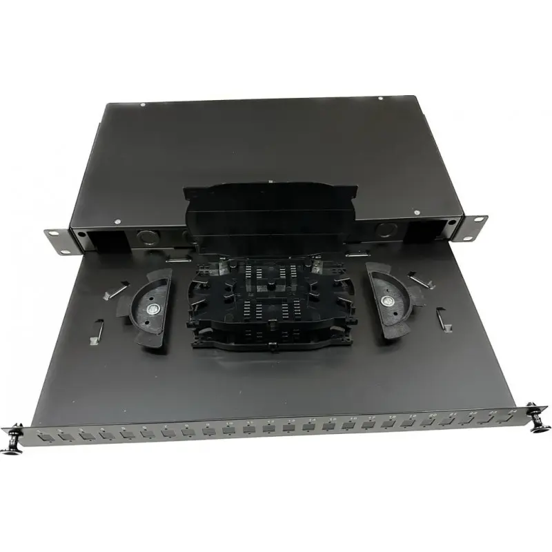 Bandeja Fibra Optica Extraible 19′ 1U 24 SC-DUPLEX