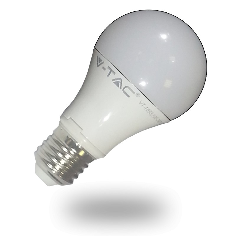Bombilla LED ESTANDAR E27 10W 230V 3000K A60 V-TAC