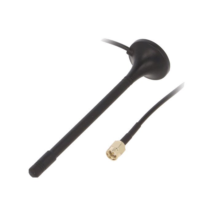 Antena RF Magnetica 433Mhz 2dBi Base Magnetica ANT016