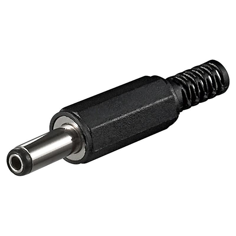Conector Alimentacion DC Macho Aereo medidas 6,3×3,1x10mm