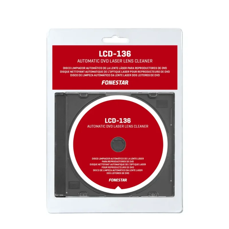 DVD limpiador lente laser FONESTAR
