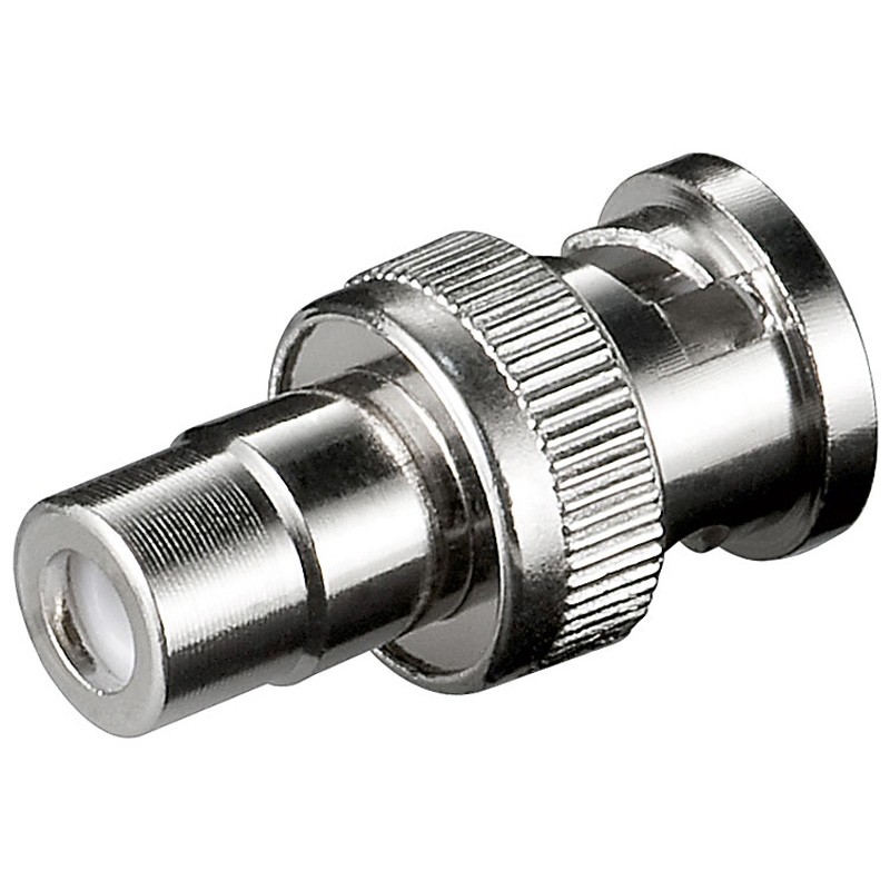 Adaptador BNC Macho a RCA Hembra