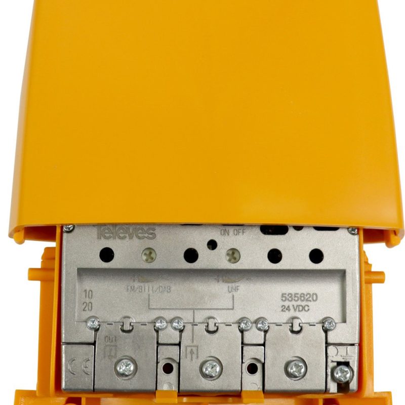 Amplificador Mastil 41dB 1e DAB/FM/UHF LTE700