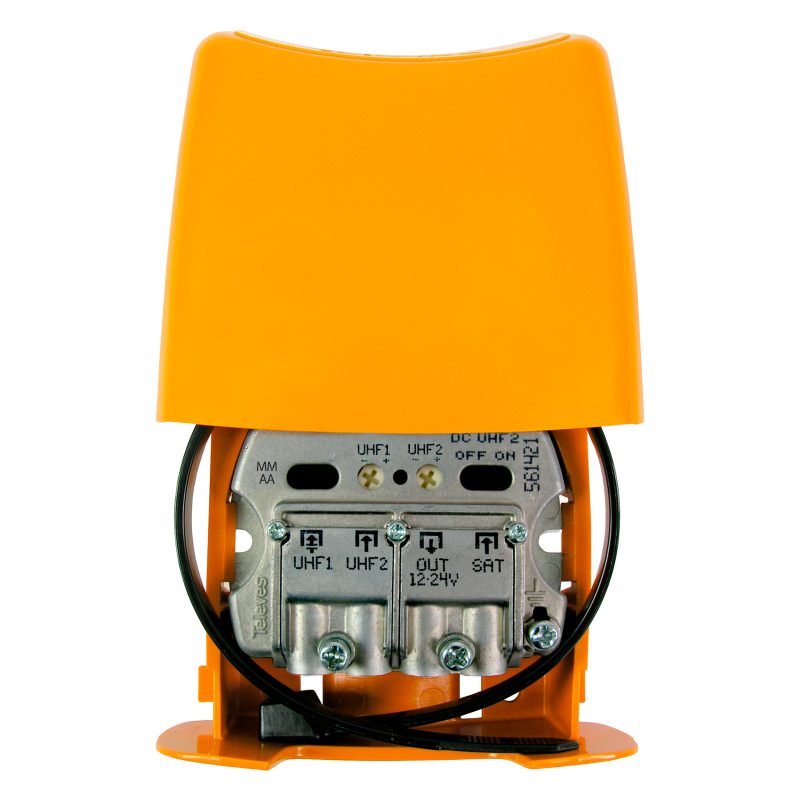 Amplificador Mastil 28dB 3e UHF-UHF-FImix LTE700 NanoKom