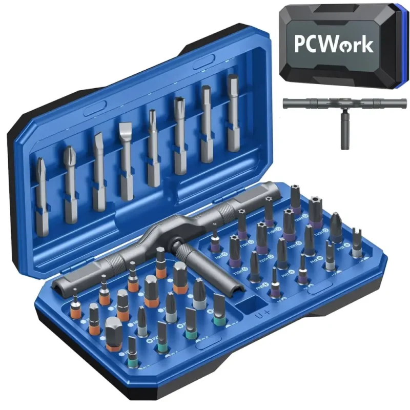 PCW08K Juego de 42 Puntas Destornillador