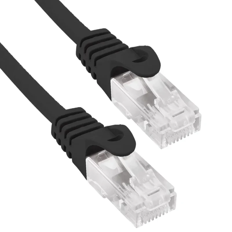 Latiguillo RJ45 Cat6 UTP CCA 1m NEGRO PHASAK