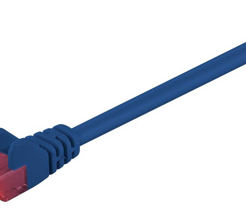 Latiguillo RJ45 Cat6 UTP CCA 0,5m AZUL