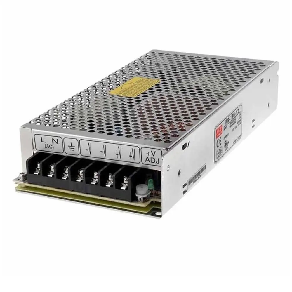 Fuente Alimentacion 12Vdc 12,5Amp 150W MW