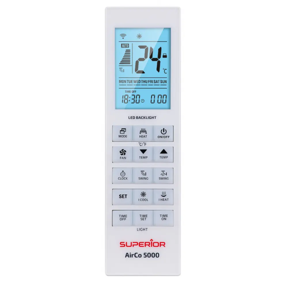 Mando Aire Acondicionado 5000 Códigos SUPCU005