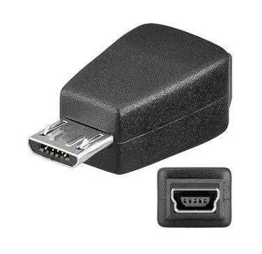 Adaptador MiniUSB a MicroUSB