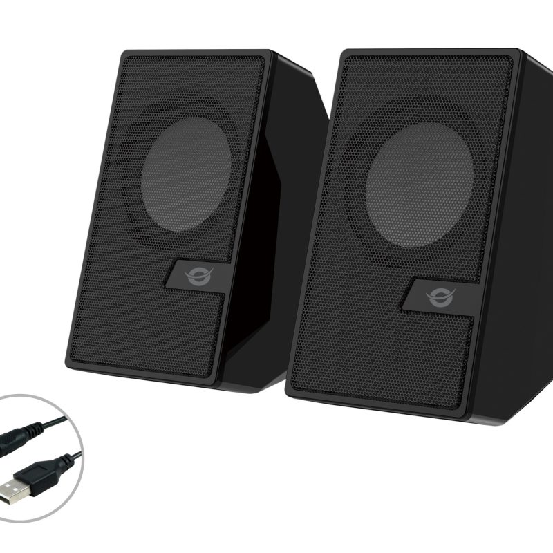 Altavoces Multimedia 2.0 Bluetooth NEGROS CONCEPTRONIC