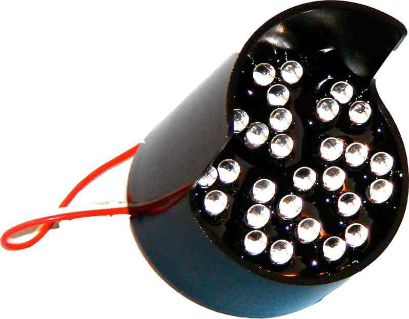 Focos de Luz de 30 leds Verdes
