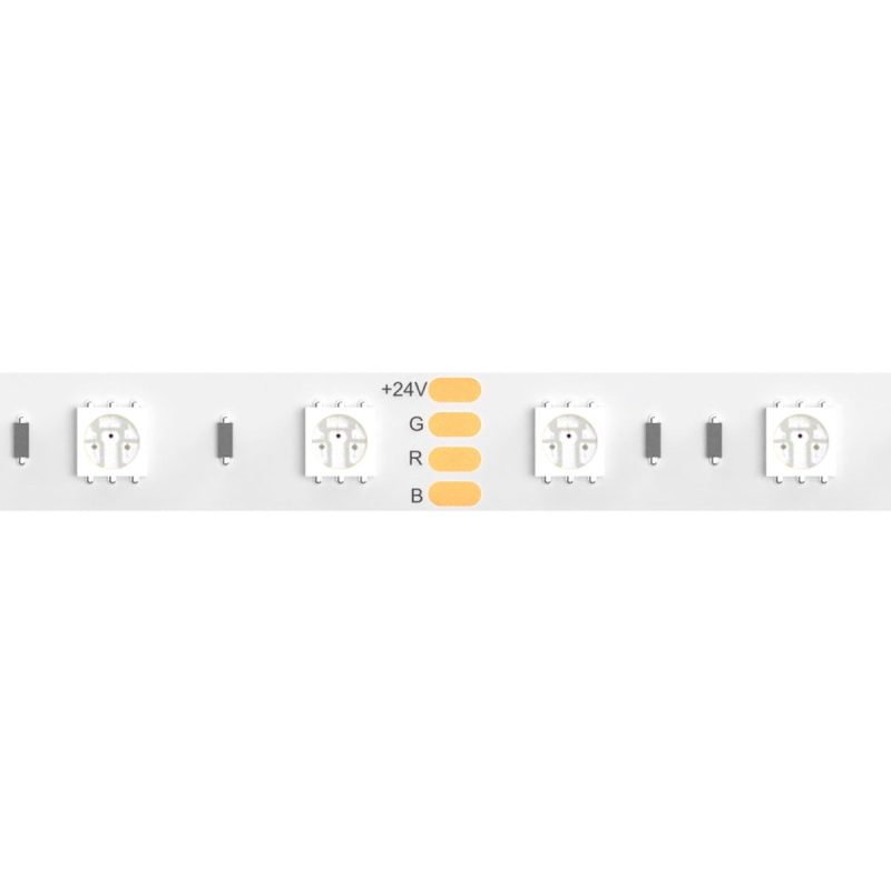 Tira LED RGB 24V 14,4W/m 60LED/m IP20 20m PRO