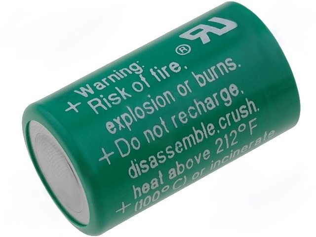 Pila Litio 1/2AA 3Vdc 950mA S/Terminales 14x25mm CR1/2AA