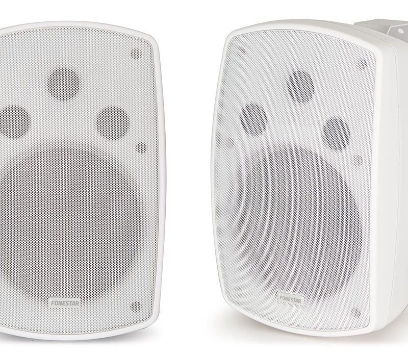 Cajas Acusticas PA 100V  8in 120Wmax pareja BLANCA