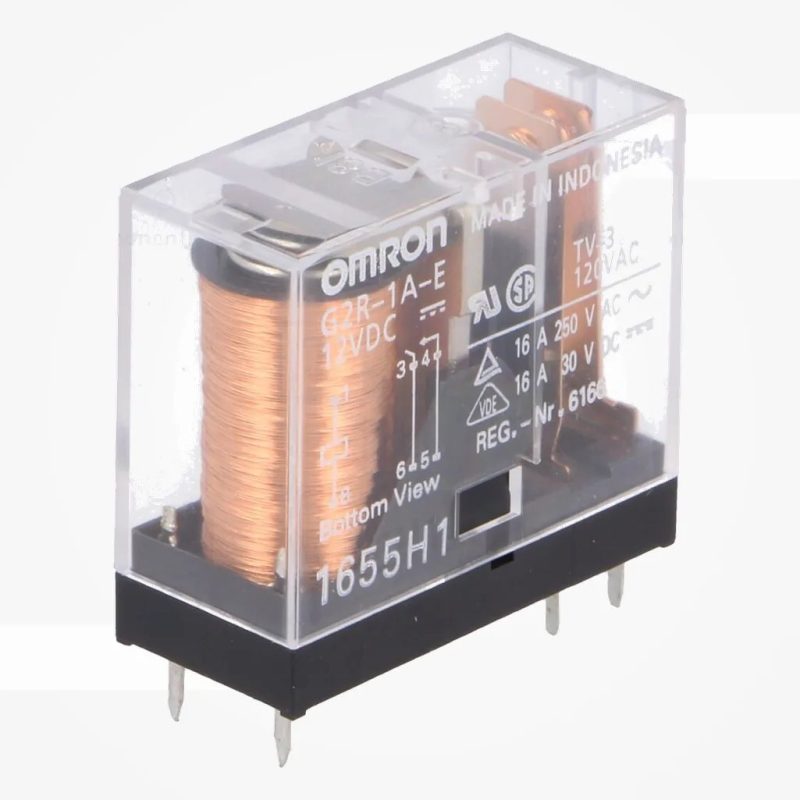 RELE 12Vdc 16A/250Vac  1Cto Abierto Reposo Omron  G2R1AE12DC