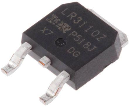 Transistor N-MosFet unipolar 100V 63A 140W DPAK IRLR3110ZTRBF