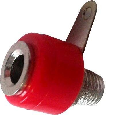 Hembrilla para Banana de 4mm color ROJO