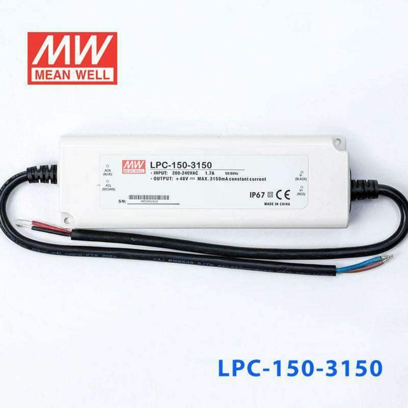 Driver LEDs 24-48Vdc 151W 3150mA IP67 MW