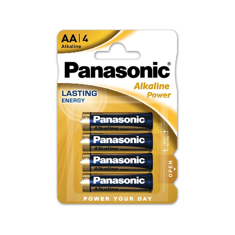 Pila LR06 AA PANASONIC Alkaline Power (Blister 4 pilas)