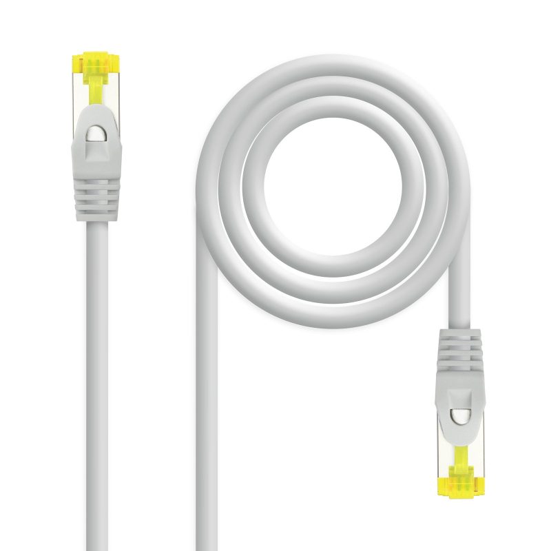 Latiguillo RJ45 Cat6a S/FTP CU LSZH 1,5m GRIS NANOCABLE