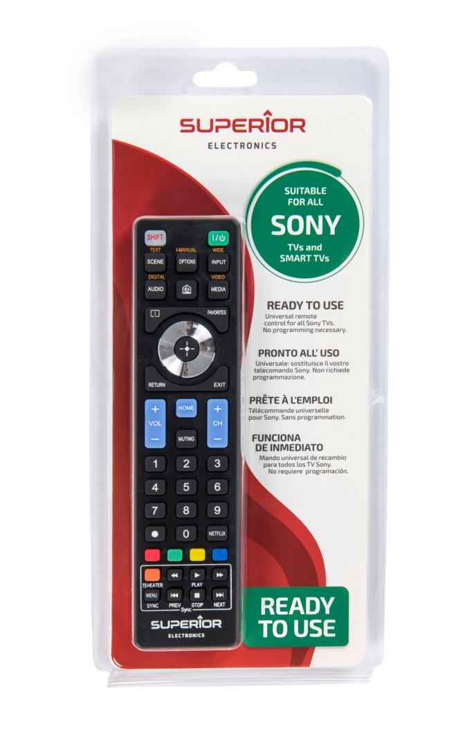 Mando Universal Televisores SONY (SUPTRB009)
