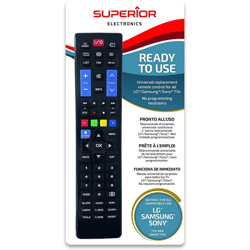 Mando Universal TV. LG SAMSUNG SONY Smart 3D