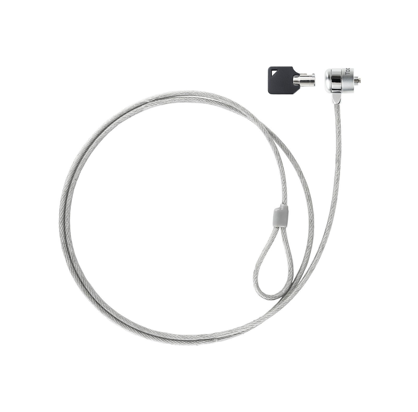 Cable Seguridad Portatiles Llave GRIS TOOQ