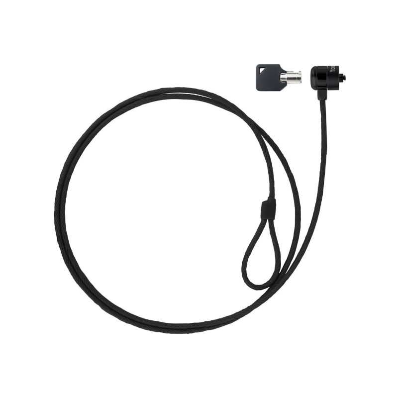 Cable Seguridad Portatiles Llave NEGRO TOOQ