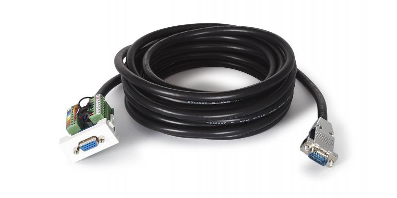 Panel WP-51V VGA D15 Hembra con  5m
