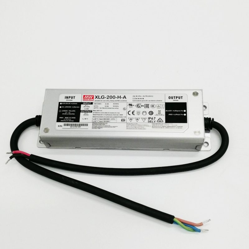 Driver LEDs 27-56Vdc 200W 1750-5550mA MW