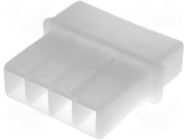 Carcasa Conector MOLEX Macho 4pin sin contactos