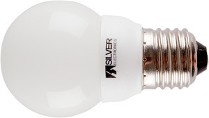 Bombilla Bajo Consumo ESFERICA 9W E27 Blanco 410Lu