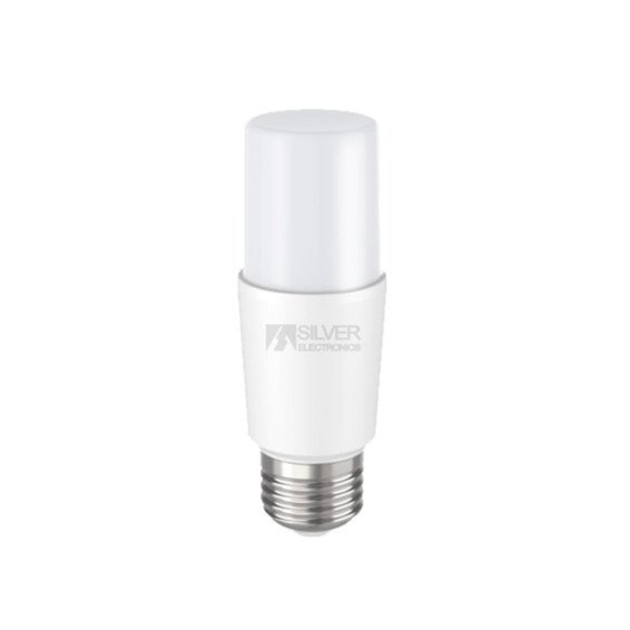 Bombilla LEDECO TUBULAR T37 E27 9W 230V 5000K SILVER