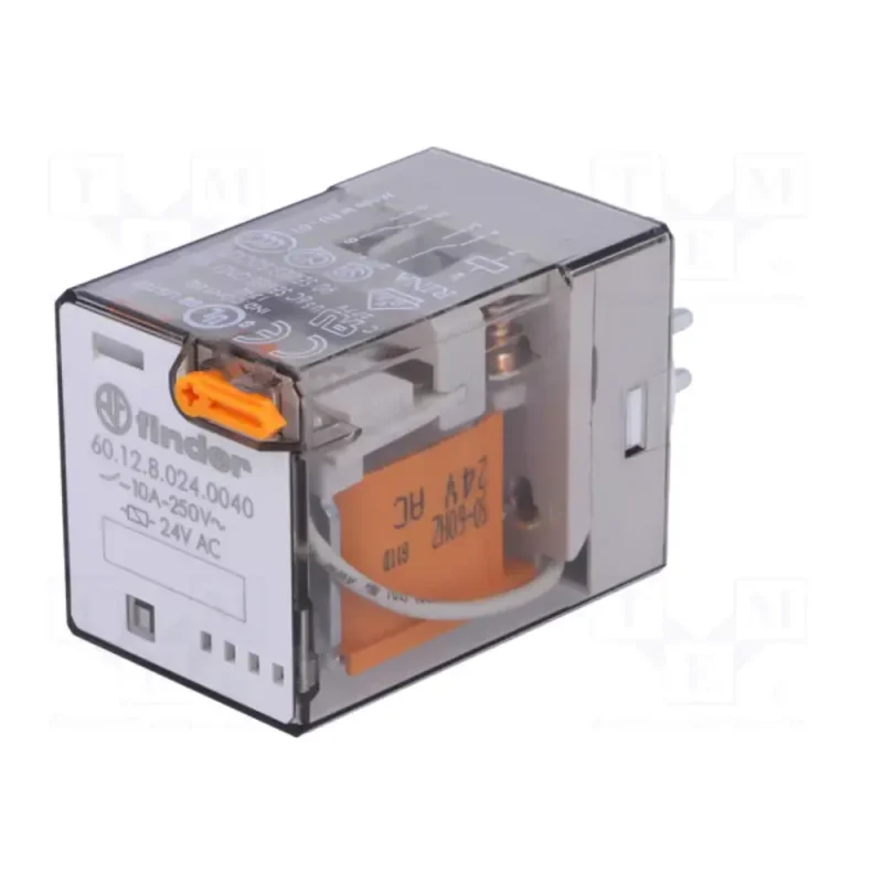 RELÉ 24Vac 2Ctos DPDT 10A/250Vac FINDER 60.12.8.024.0040