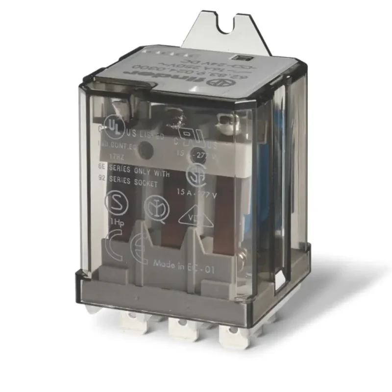 RELE 24Vdc 3Ctos Abiertos en Reposo 16A/250Vac  FINDER