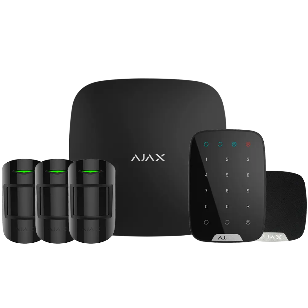 Kit Alarma Profesional AJAX RENOVE1 NEGRA