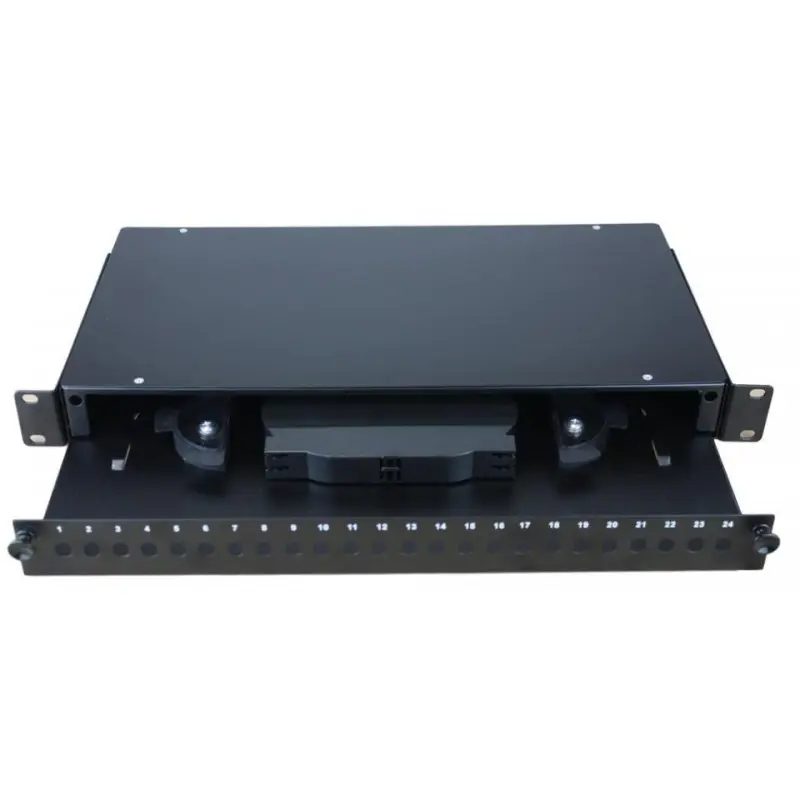 Bandeja Fibra Optica Extraible 19in 1U 24 ST-SIMPLEX