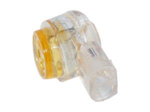 Pistacho Empalme Telefonia Amarillo 2 cables