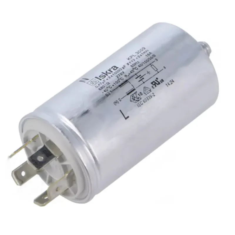 Filtro Interferencias 0,47uF+10nFx2+680K 275Vac 16A (10203-06)