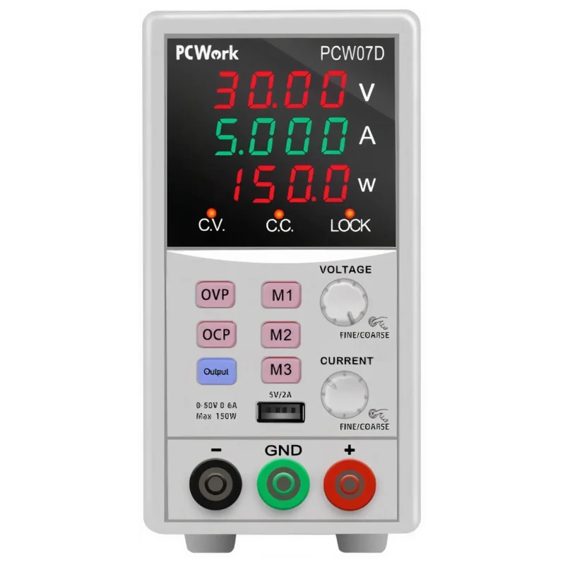 Fuente Alimentacion Digital Laboratorio 0-50Vdc 0-6Amp
