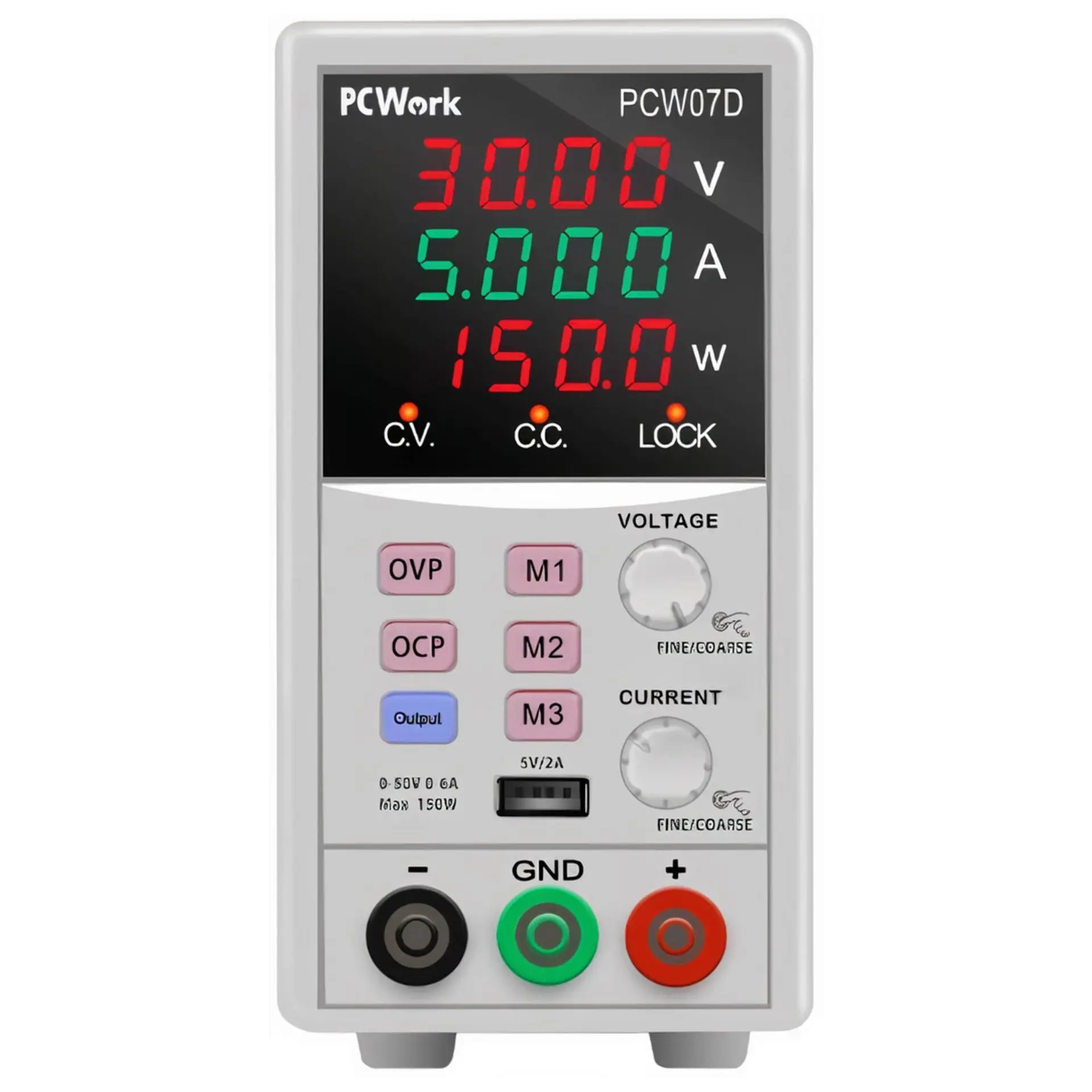 Fuente Alimentacion Digital Laboratorio 0-50Vdc 0-6Amp
