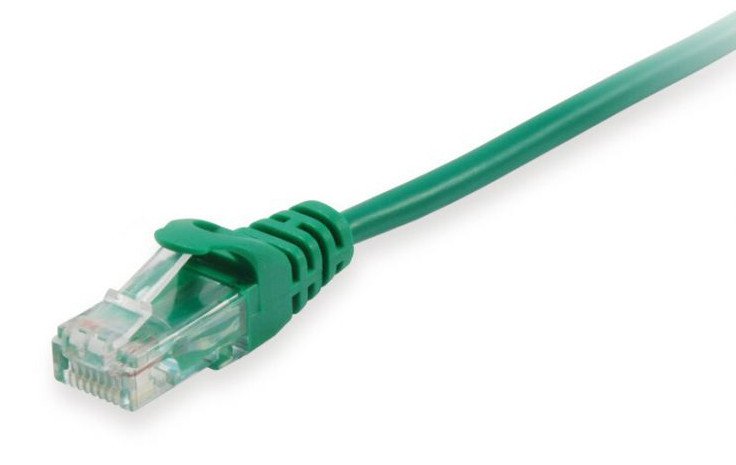 Latiguillo RJ45 Cat6 UTP CCA 0,5m VERDE EQUIP