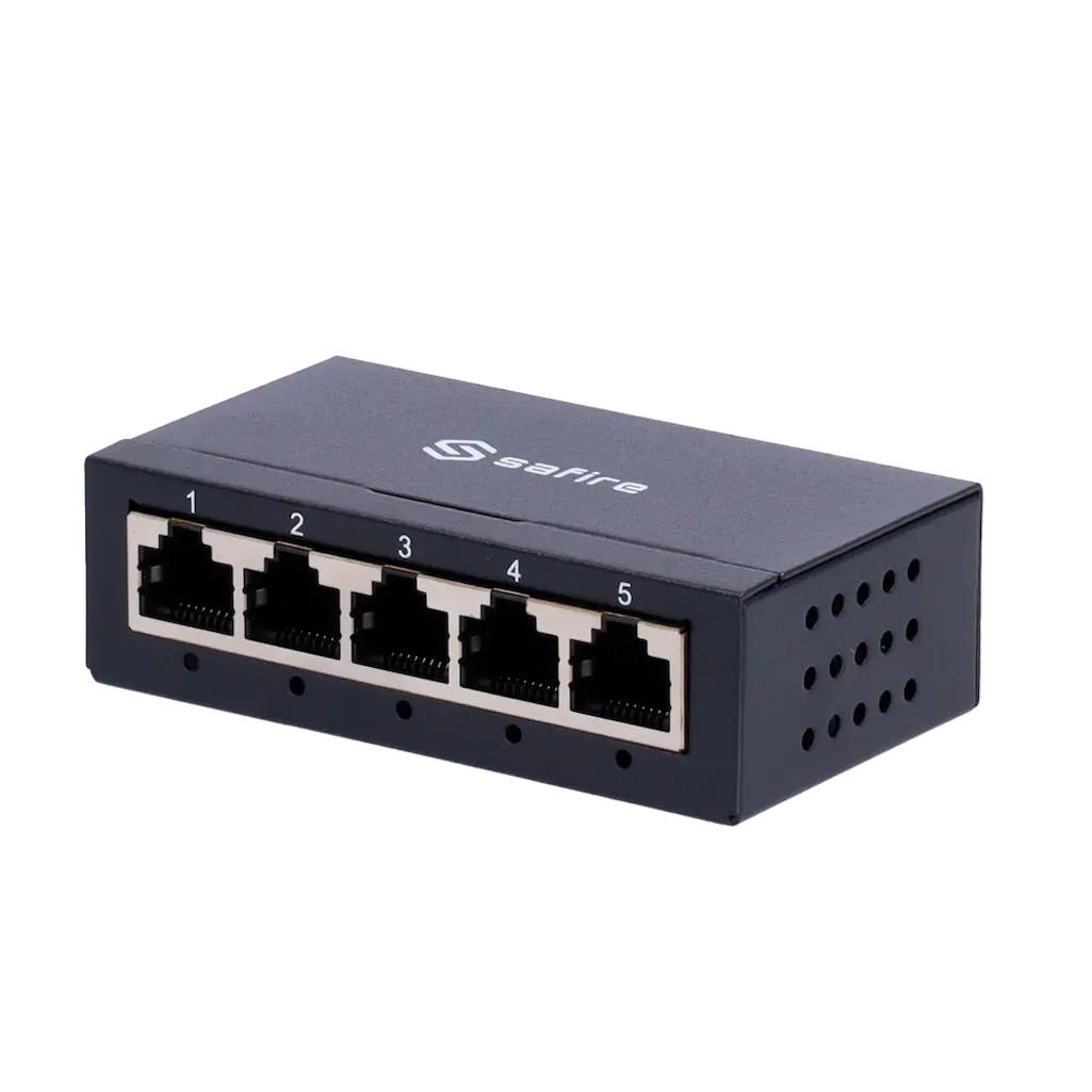 Switch Gigabit 5P Metal SAFIRE